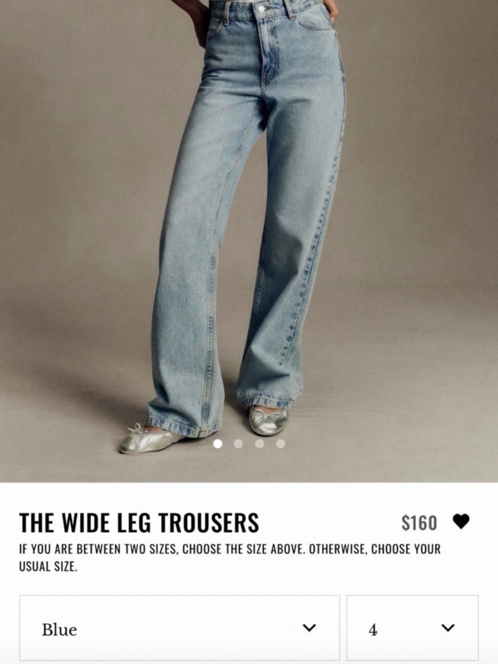 Sézane Wide Leg Jeans NWT